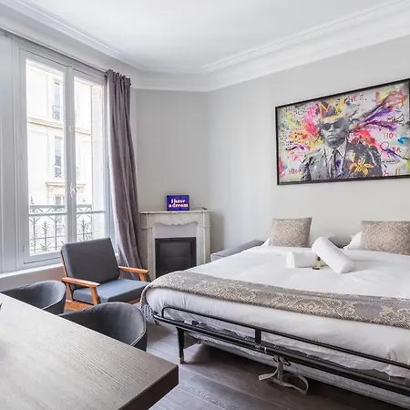 Апартаменты Design And Charming Flat Totally Refurbished Париж